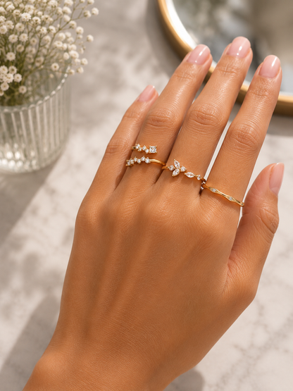 Bague Trio Étoile