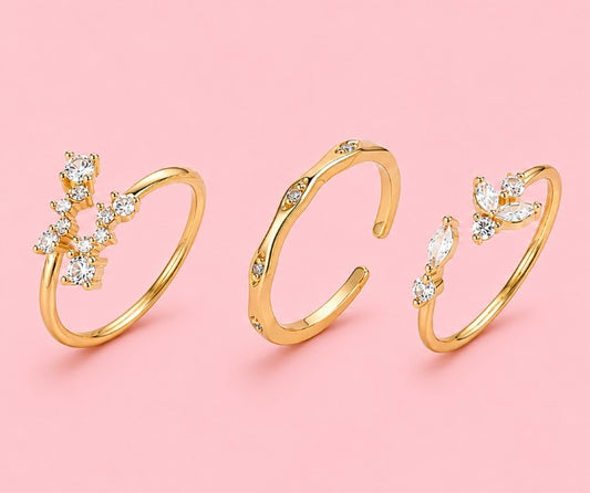 Bague Trio Étoile